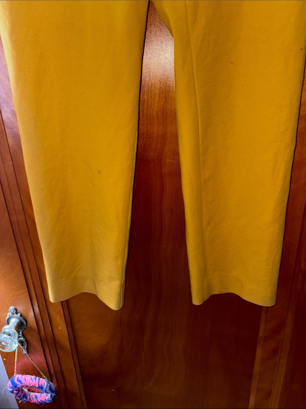 Ann Taylor Factory Straight-Leg Trousers in Mustard - Picture 3 of 7